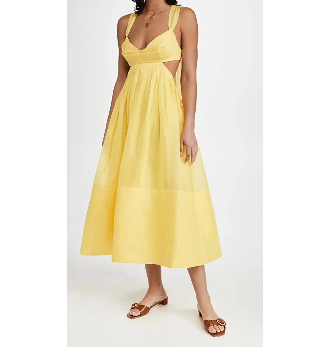 Zimmerman Botanica Bralette Gown Sunshine Size 1 / AU 8 for rent on The Volte - main image