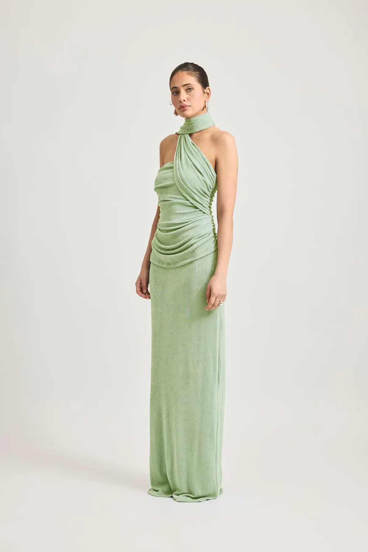 Tojha Iesha Dress Matcha Green Maxi Size AU 6 - Image 2