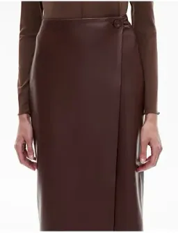Button Wrap Midi Skirt for rent on The Volte - image 1