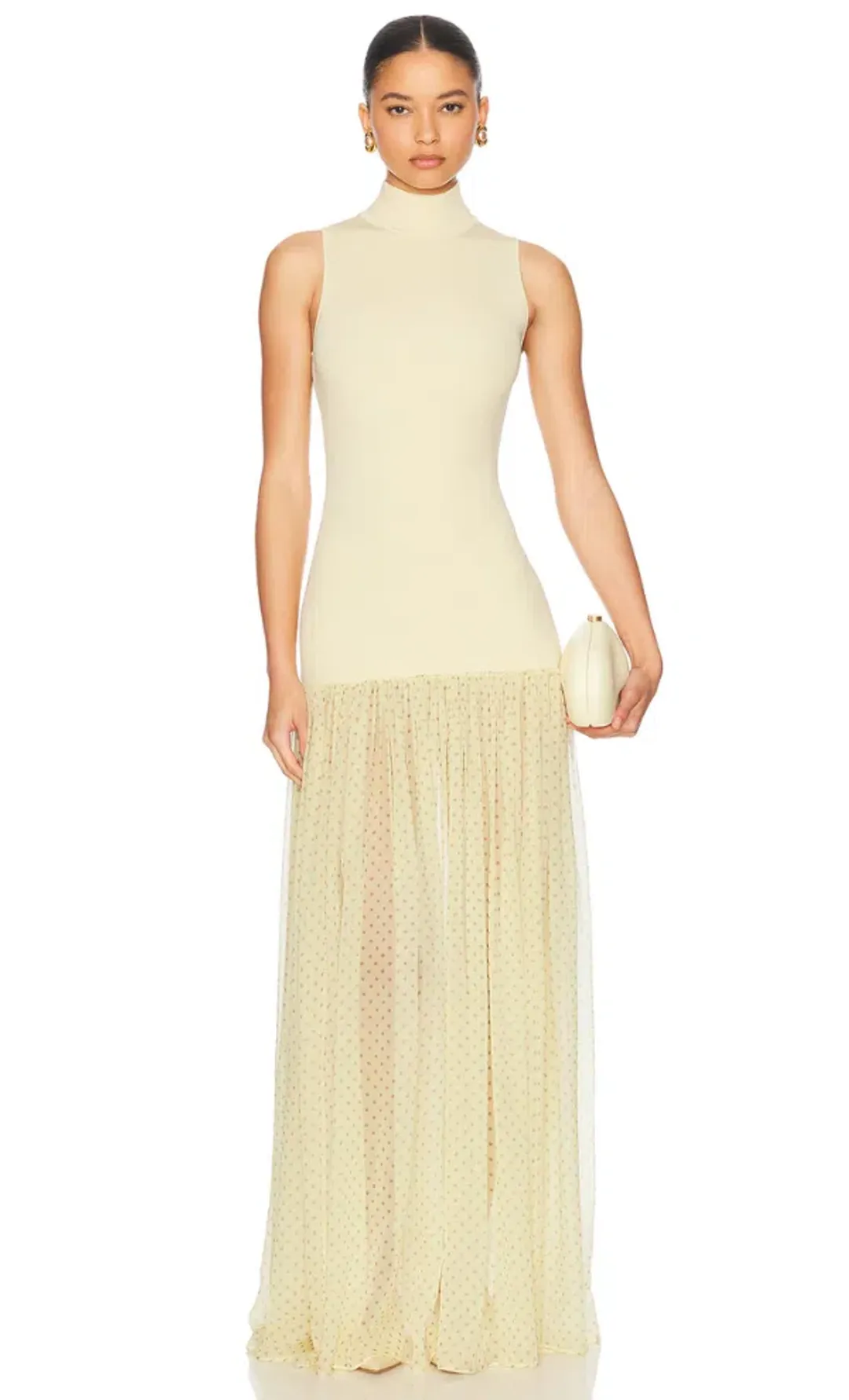 Helsa Costanza Gown Yellow Size 10 for rent on The Volte - main image