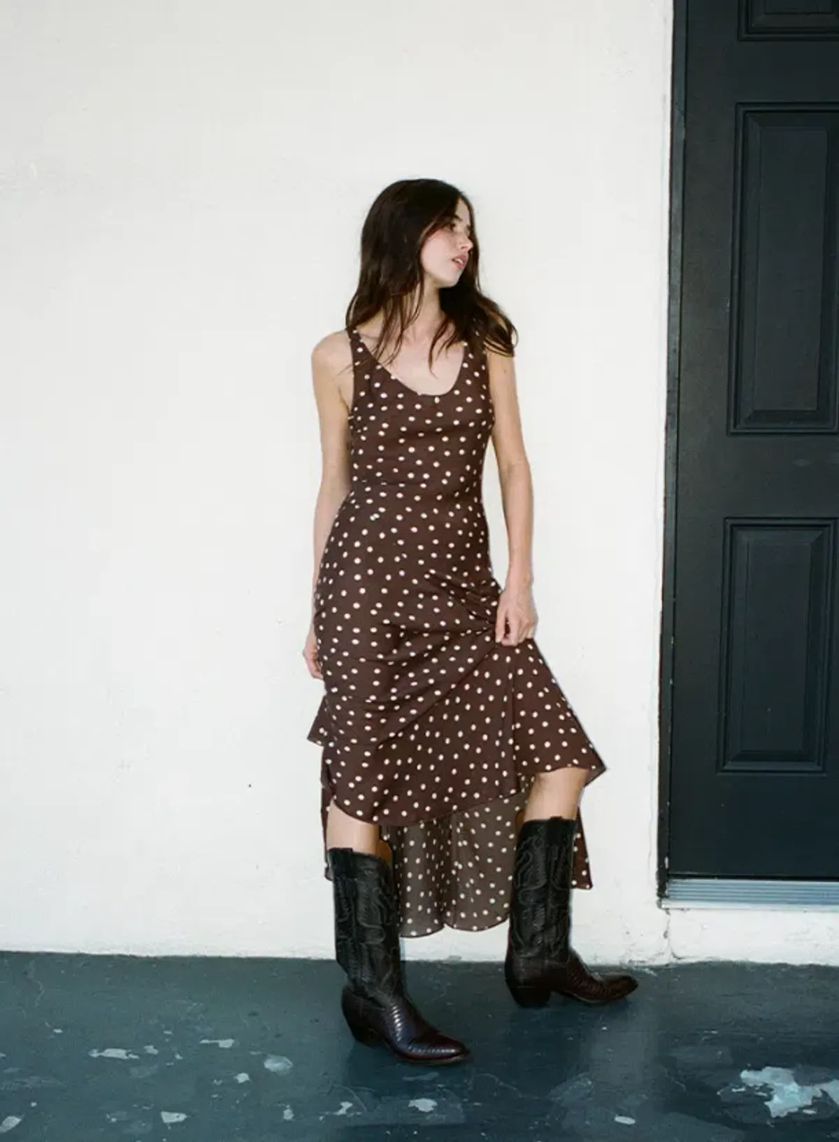 Realisation Par The Ellery Midi Dress in Vivian Size L/AU 12 for rent on The Volte - main image