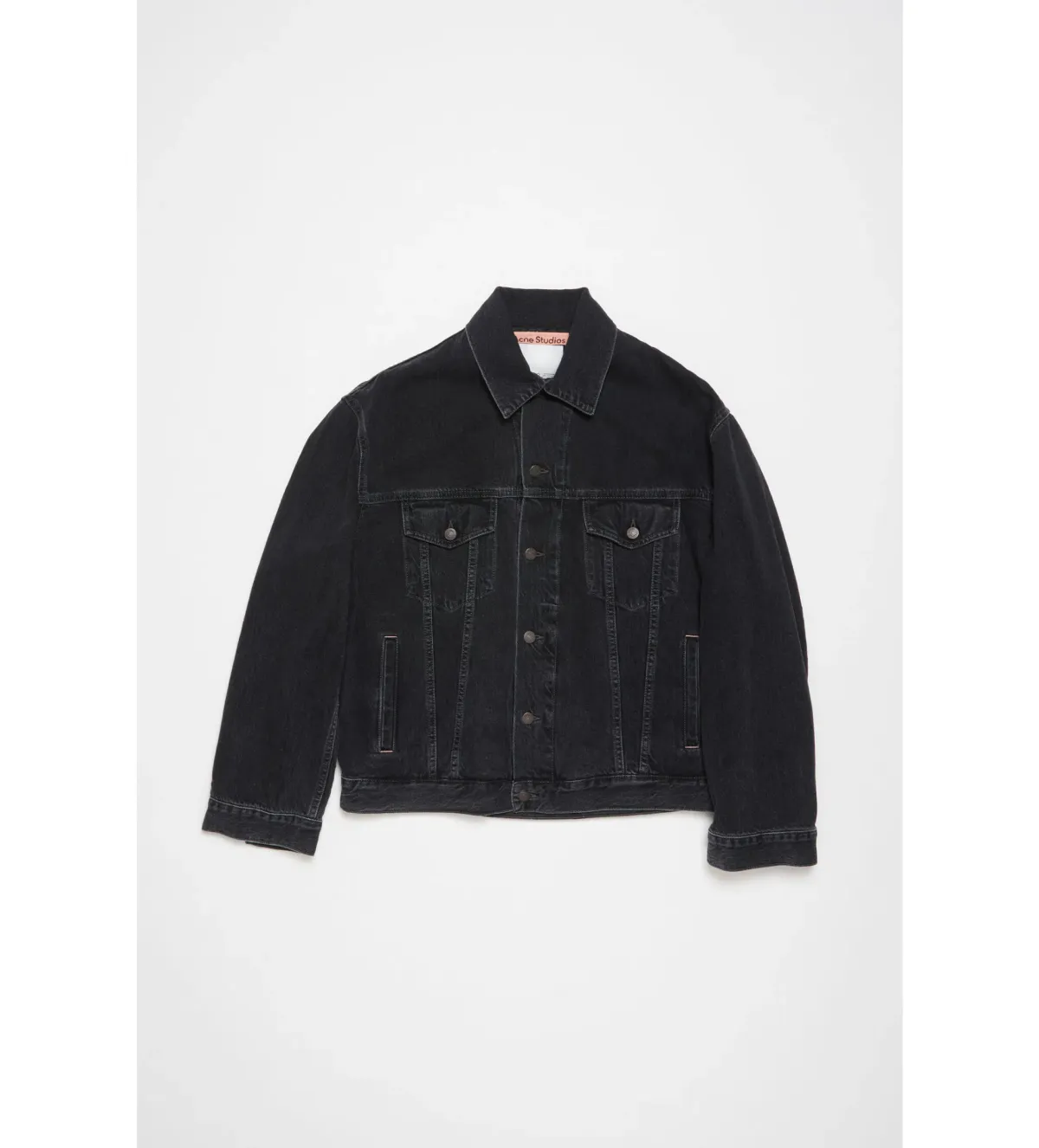 Acne Studios Denim Jacket in Black Size 8 - Image 4