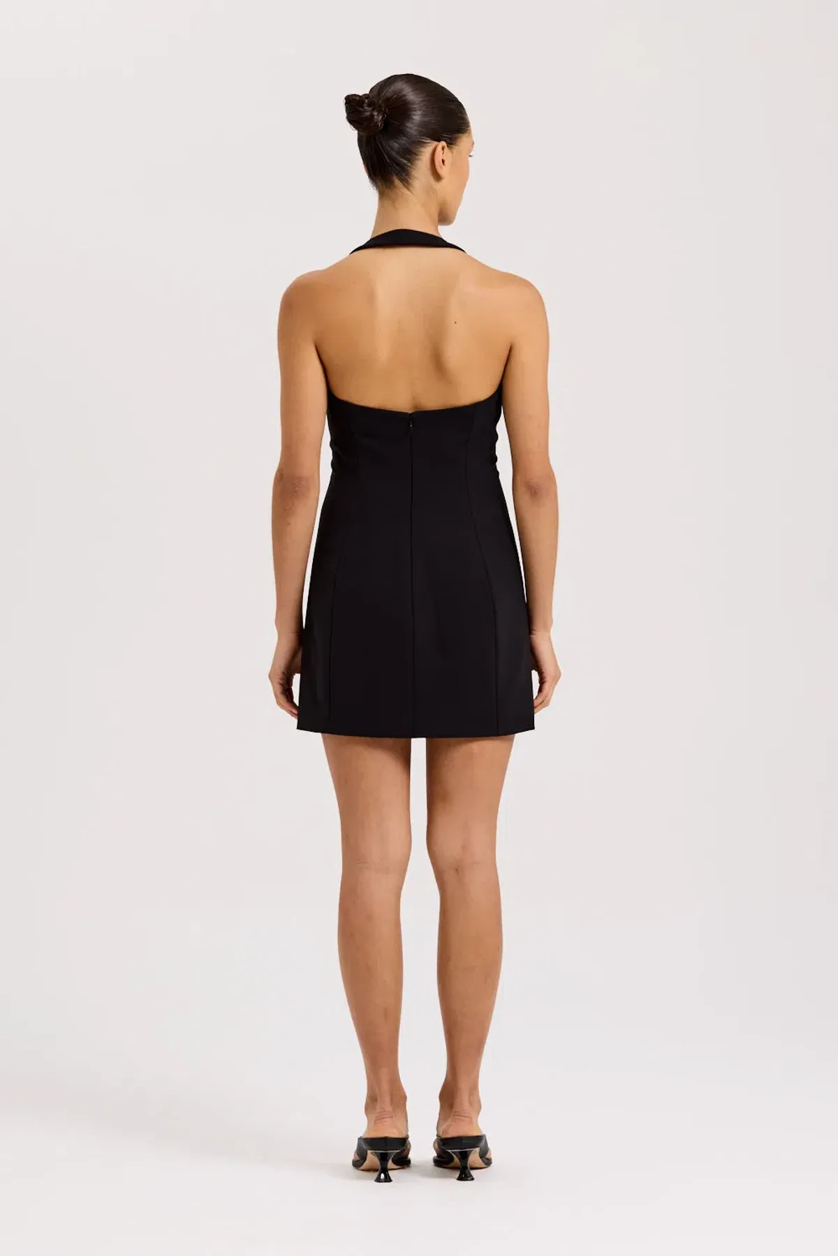 Henne Cora Mini Dress Black Size 8 - Image 3