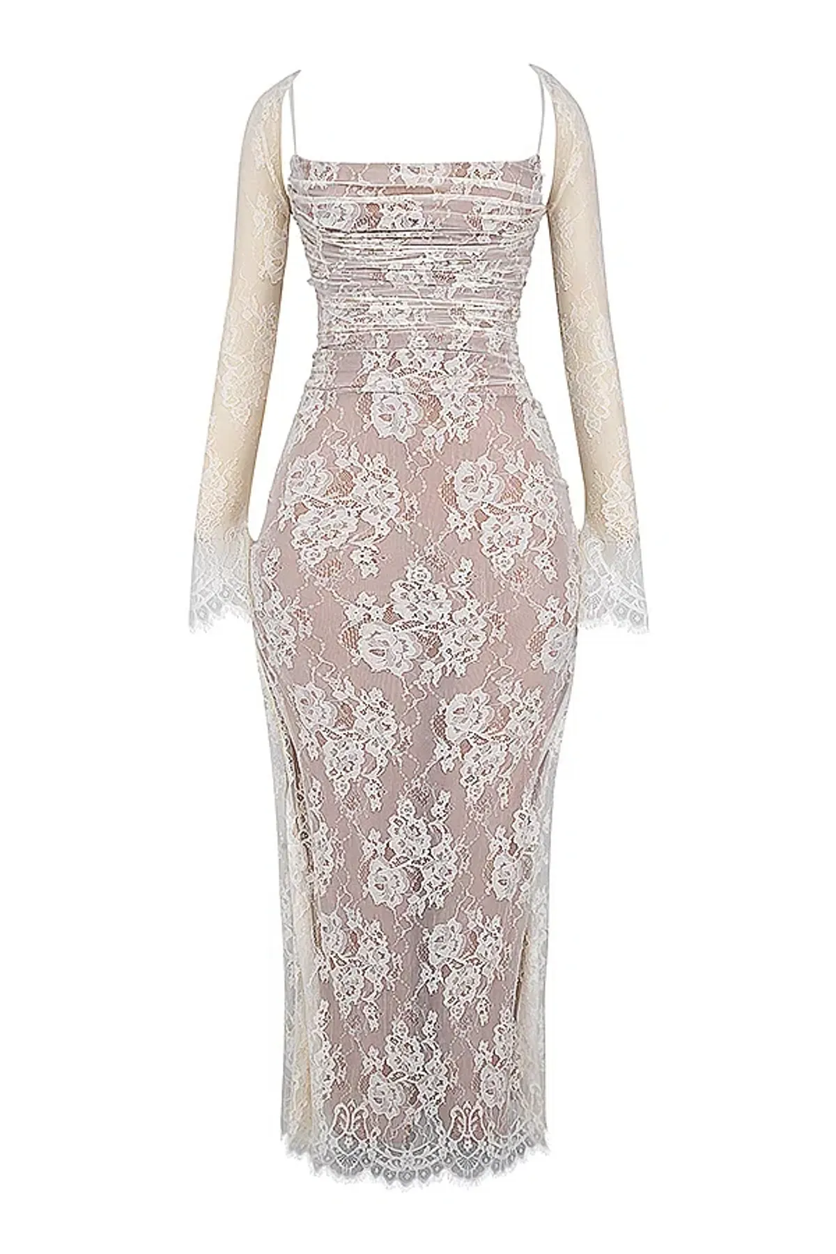 House of CB Artemis Lace Maxi Dress in Vintage Cream Size M / AU 10 (Bigger Cup) - Image 5
