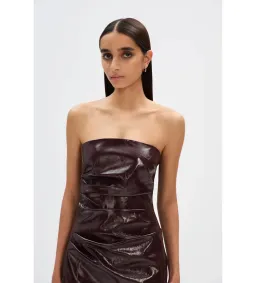 Misha The Alston Glazed Mini Dress Port Size M / AU 8-10 for rent on The Volte - image 2