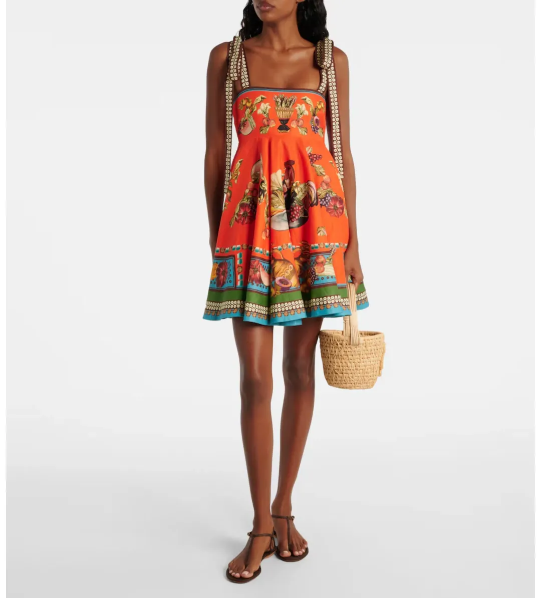 Alemais Rocco Mini Sundress Multi Size 10 for rent on The Volte - main image