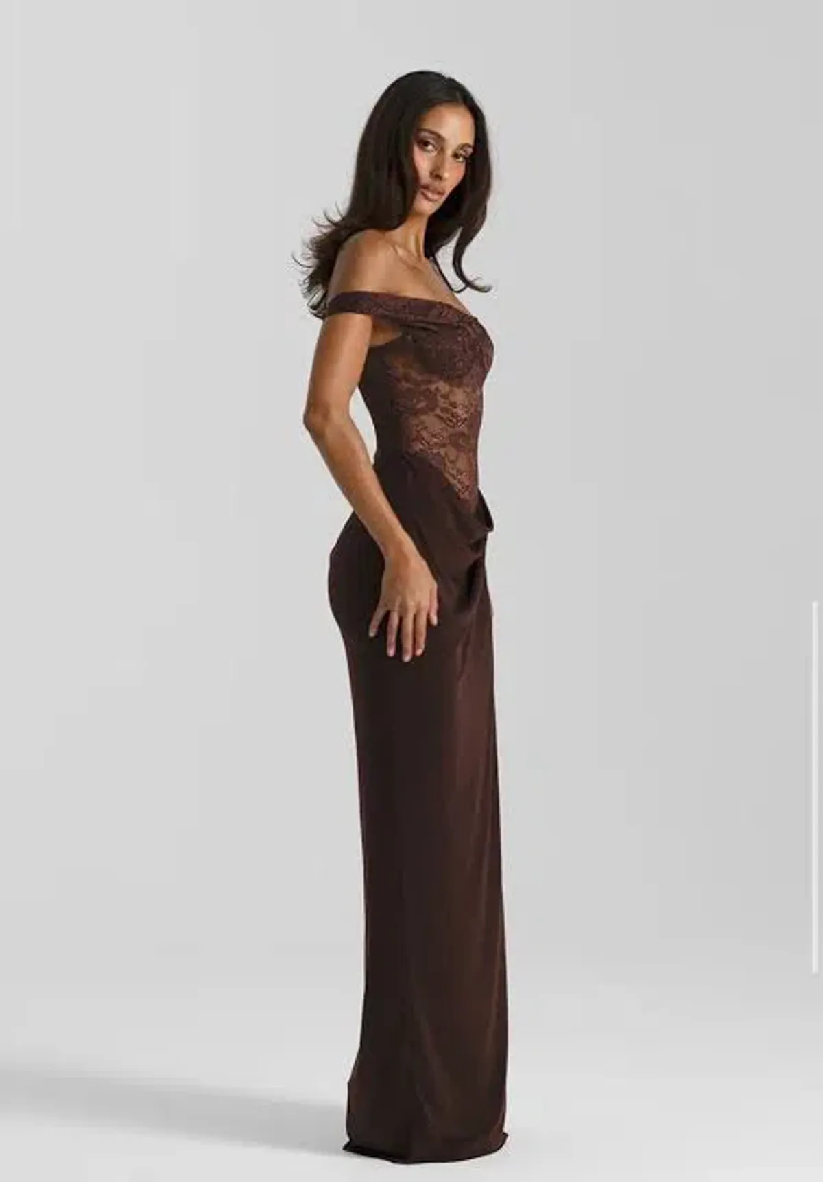 Natalie Rolt Sloane Gown Espresso Size AU 6 - Image 1