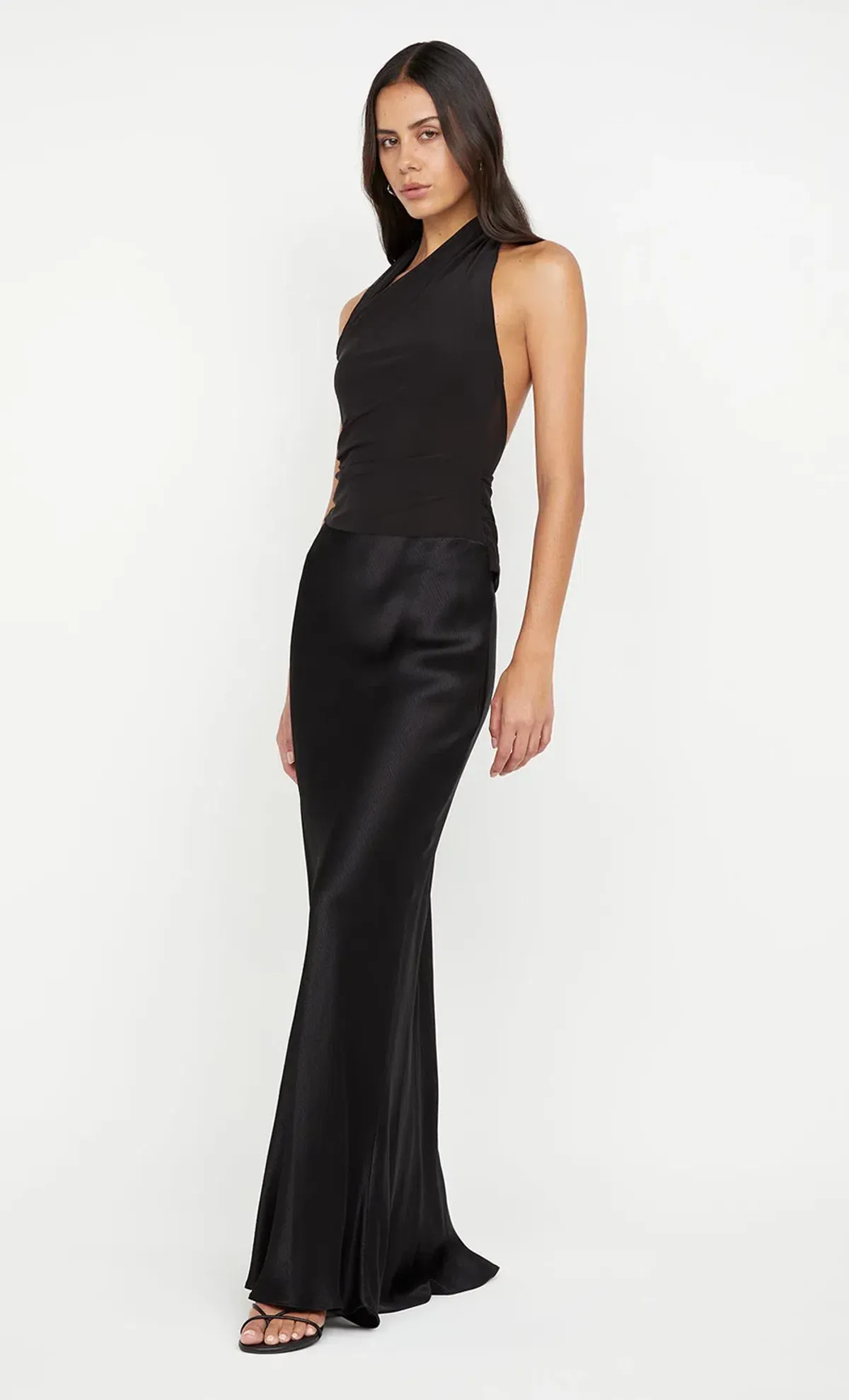 Bec & Bridge Ida Halter Maxi Dress Black Size Us 4 / Size Au 8 - Image 3