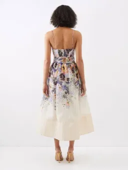 Zimmermann Tama Corset Midi Dress Floral Size 3 / AU 14 for rent on The Volte - image 5
