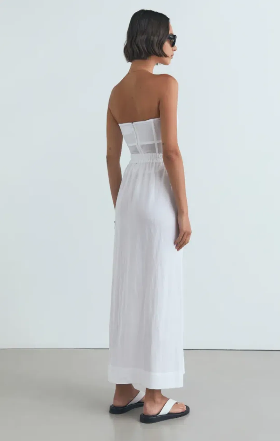 Viktoria Woods Rome Bustier White Size 1/aU 8 for rent on The Volte - main image