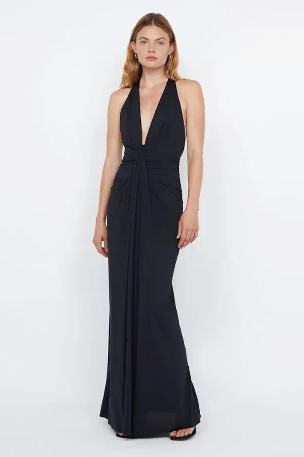 Bec And Bridge Tillie Drape Maxi Dress In Black Size 6 / XS - Image 3