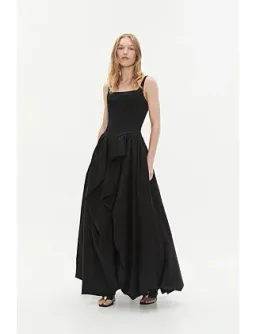 Aje Alani Gown Black Size AU 10 for rent on The Volte - image 1