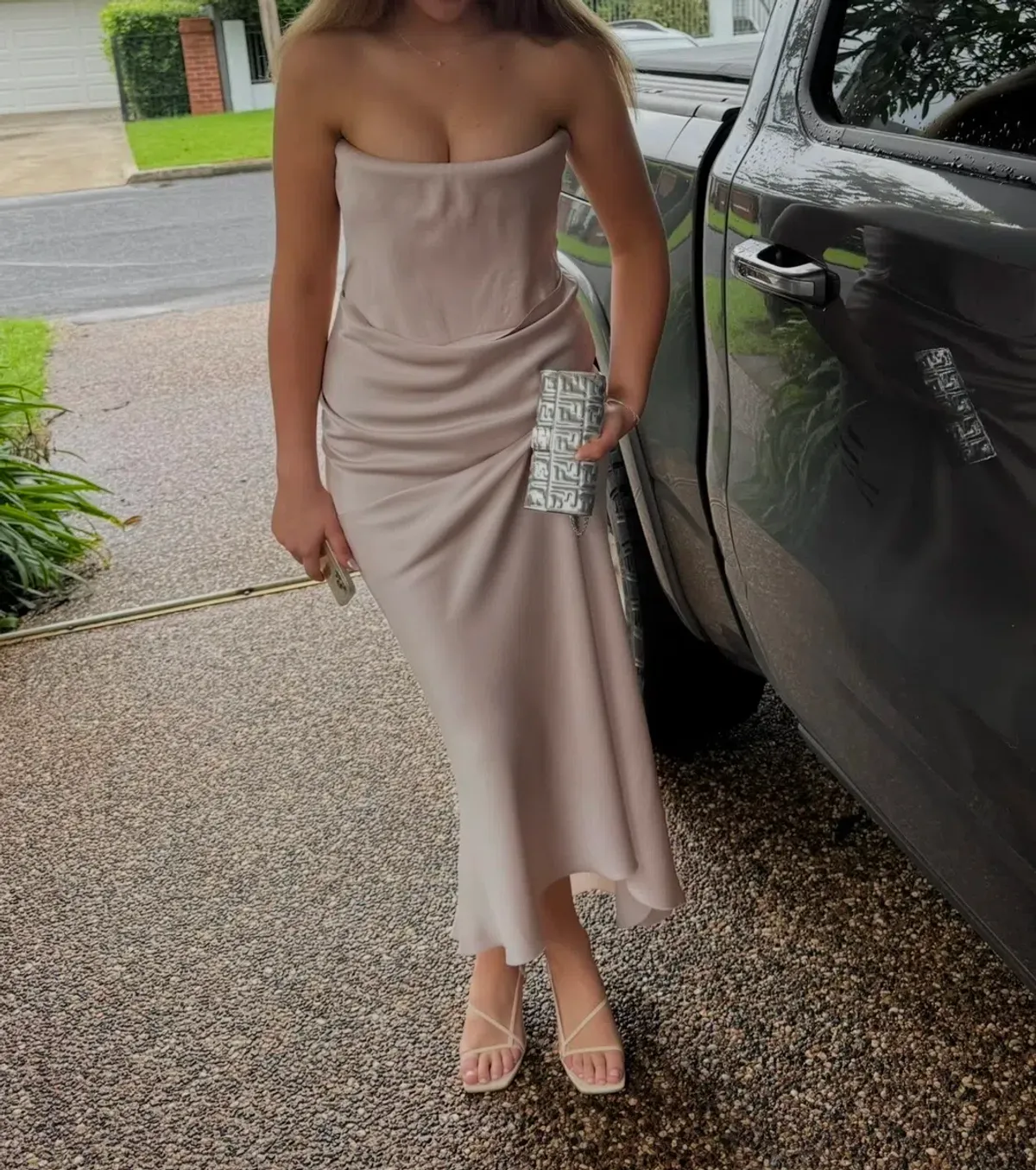 Victoria Beckham Corset Gown in Primrose - size 14 - Image 6