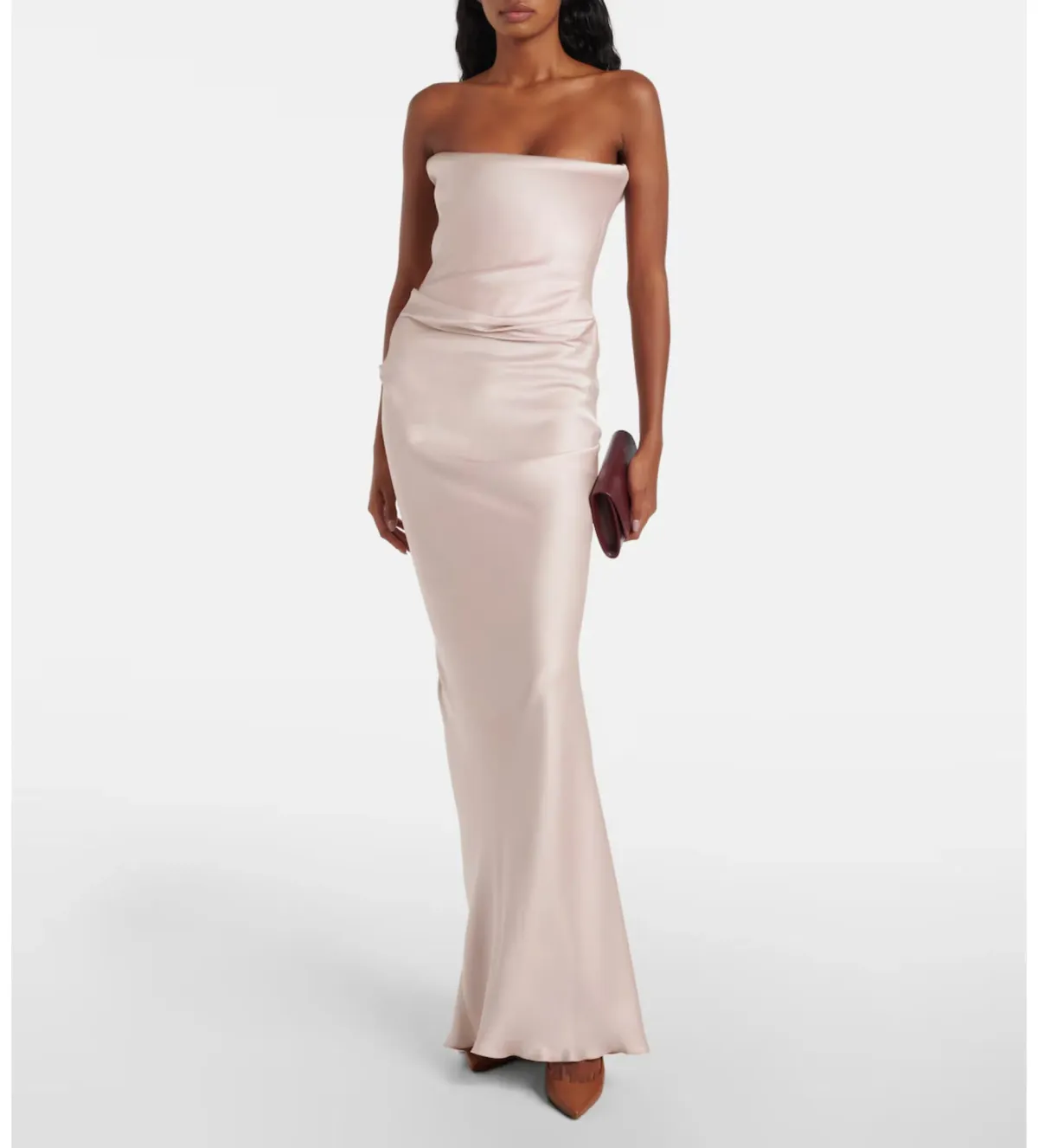 Victoria Beckham Corset Gown in Primrose - size 14 - Image 1