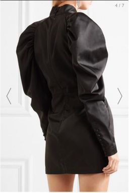 Rotate Birger Christensen mini black dress size 8 for rent on The Volte - image 2