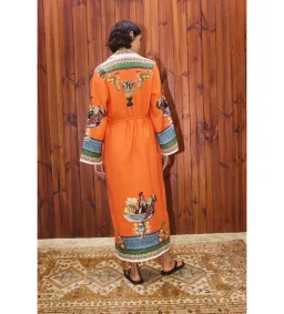 Alemais Rocco Midi Shirtdress Multi Print Size 12/L for rent on The Volte - image 3