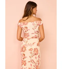Ownley Ines Midi Dress Vanilla Floral Size XS/AU 6 for rent on The Volte - image 4