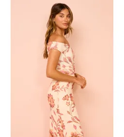 Ownley Ines Midi Dress Vanilla Floral Size XS/AU 6 for rent on The Volte - image 3