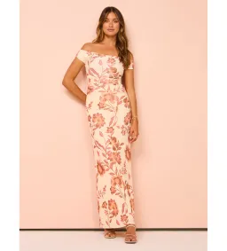 Ownley Ines Midi Dress Vanilla Floral Size XS/AU 6 for rent on The Volte - image 1
