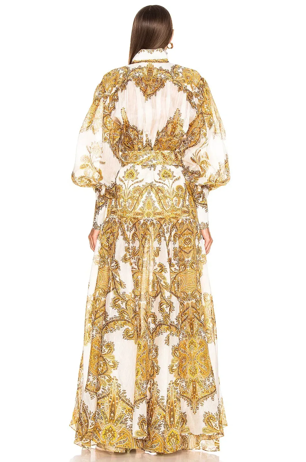 Zimmermann Zippy Billow Dress Golden Paisley Size 3 / AU 14 - Image 3
