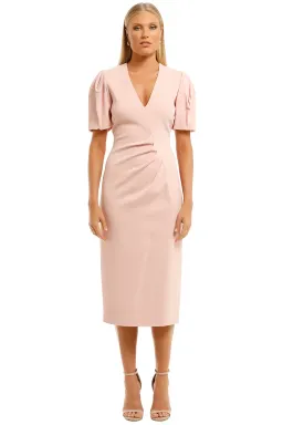 Ginger and Smart Vortex Cocktail Dress Blush Pink Size AU 14 for rent on The Volte - image 1