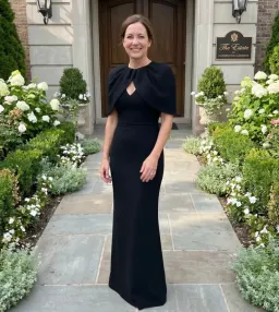 Rebecca Vallance Cameron Gown Black Size AU 10 for rent on The Volte - image 1