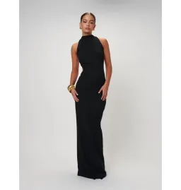 Effie Kats Ambre Gown Black XS for rent on The Volte - image 1