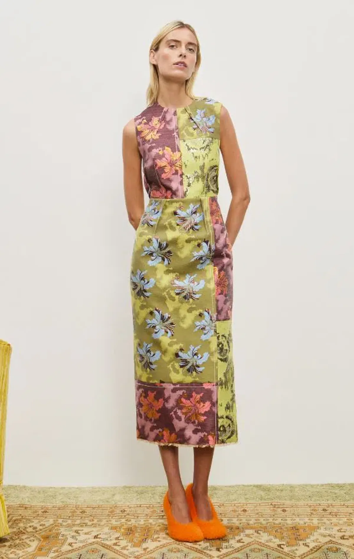 Alemais Adriana Jacquard Gown Print Size 8 for rent on The Volte - main image