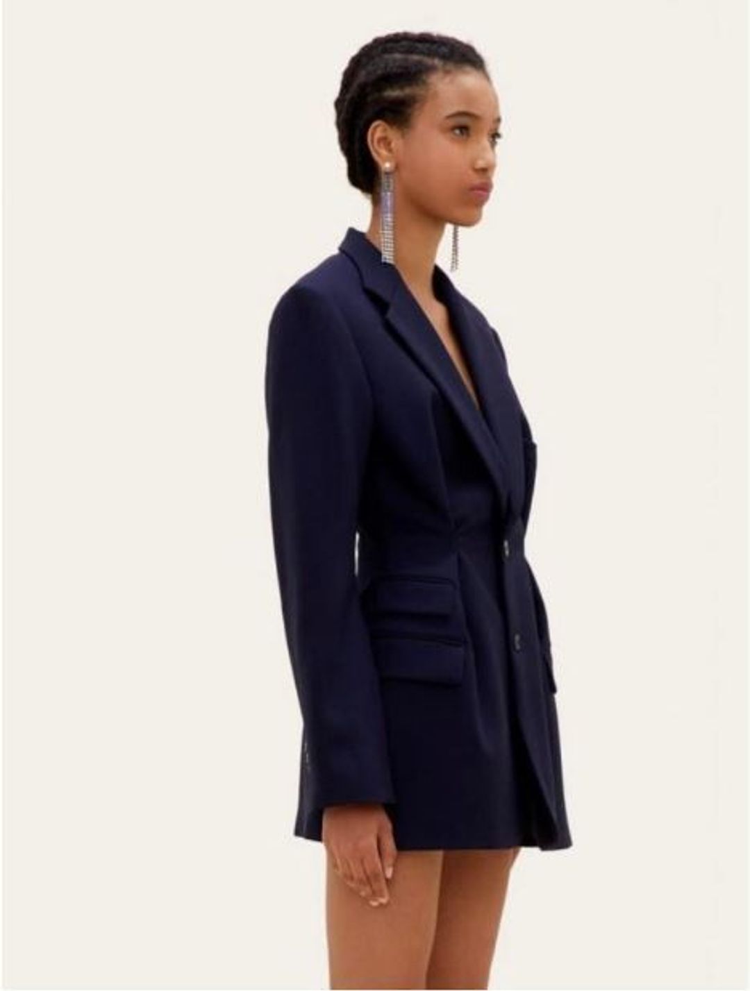 JACUEMUS Raffaella Jacket dress navy size 10 for rent on The Volte - main image