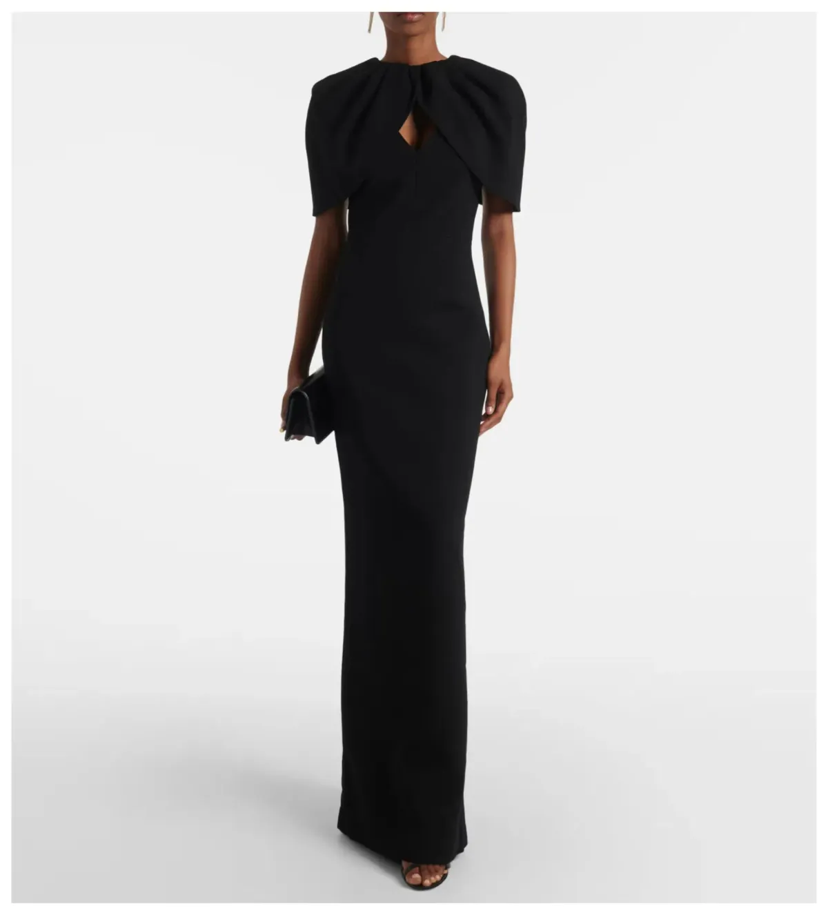 Rebecca Vallance Cameron Gown Black Size AU 12 - Image 1