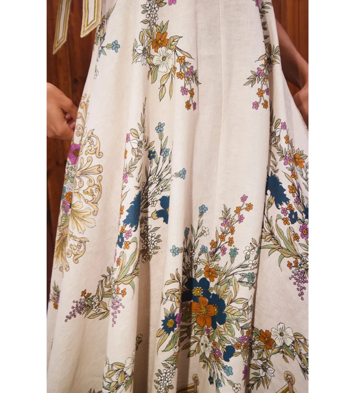 Antoinette Ballet Sundress Maxi Dress Multi Size 14 - Image 3
