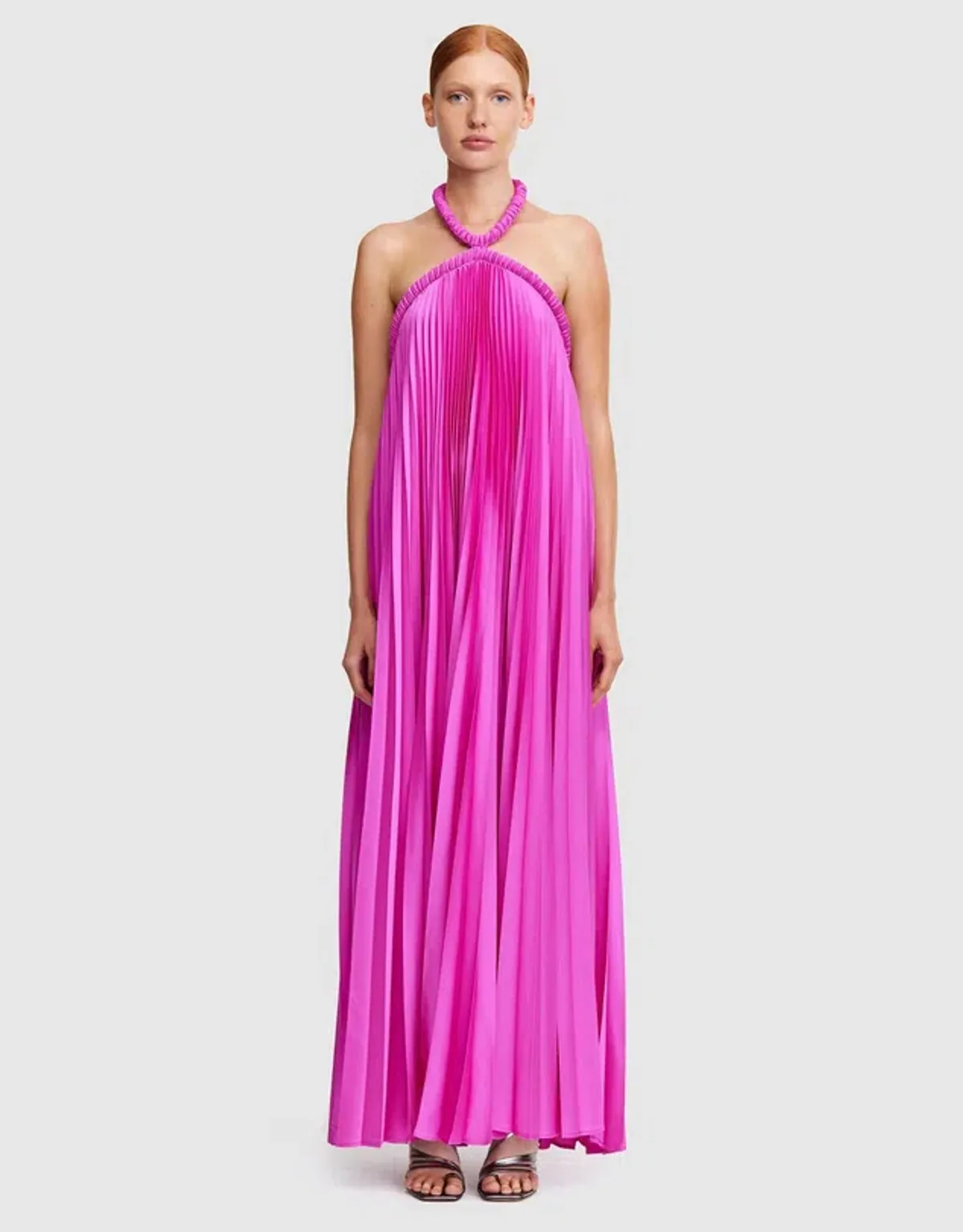 Acler Fixby Maxi Dress Violet Size 10 - Image 1