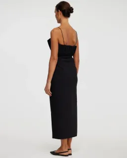Acler Abbotsford Midi Dress Black Size 8 for rent on The Volte - image 4
