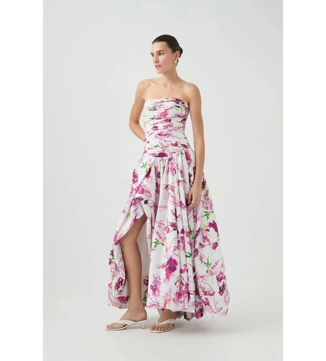 Aje Behold Maxi Dress in Fresh Flora Size XXS / AU 4 for rent on The Volte - main image