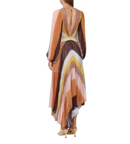 Acler Astone Midi Dress in Multi Size AU 14 for rent on The Volte - image 3