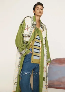 Alémais Bath House Trench Multi Size 14 for rent on The Volte - image 2