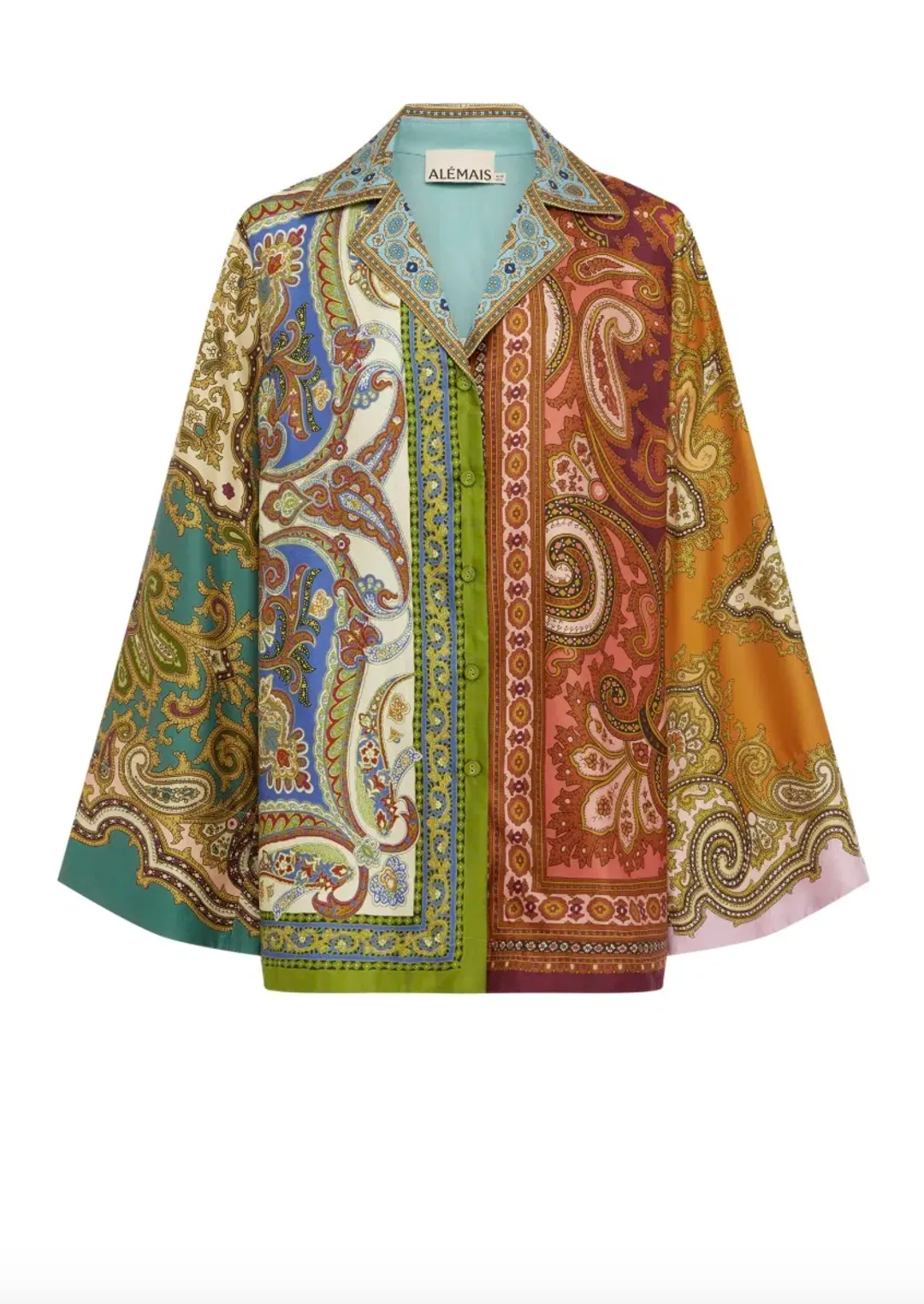 Alémais Clemenza Shirt and Scarf Skirt Set Multi Size 16 for rent on The Volte - main image