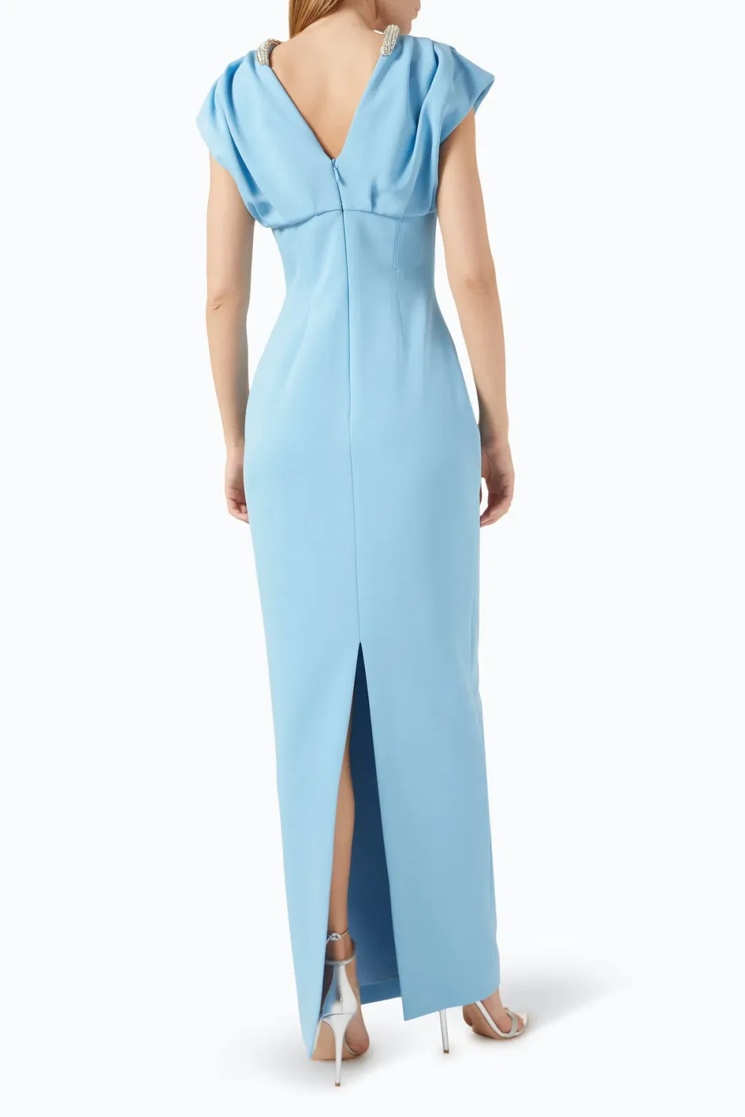 Rachel Gilbert Orion Trim Gown in Light Blue Size 1 / AU 8 for rent on The Volte - main image