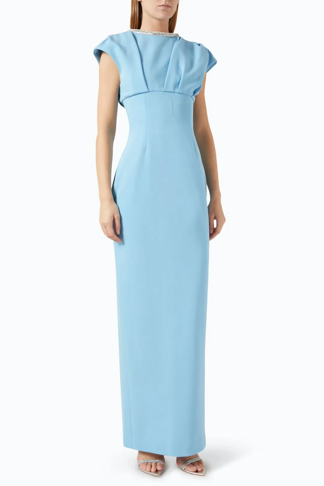Rachel Gilbert Orion Trim Gown in Light Blue Size 1 / AU 8 for rent on The Volte - main image