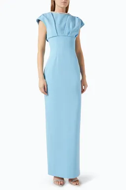 Rachel Gilbert Orion Trim Gown in Light Blue Size 1 / AU 8 for rent on The Volte - image 1