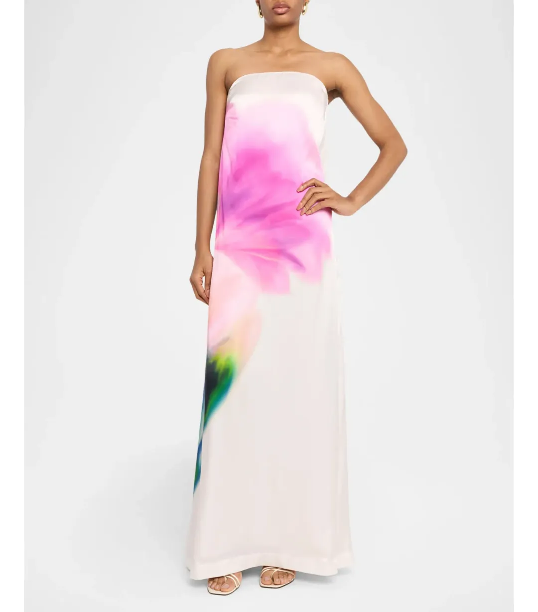 Rebecca Vallance Dahlia Blossom Maxi Dress Print Size AU 6 for rent on The Volte - main image