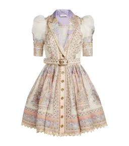 Zimmermann High Tide Mini Shirt Dress Odyssey Print Size 2 / AU 12 for rent on The Volte - image 5
