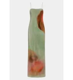 Sir The Label Calle Slip Maxi Dress Acquerello Print Size 0/AU 6 for rent on The Volte - image 5
