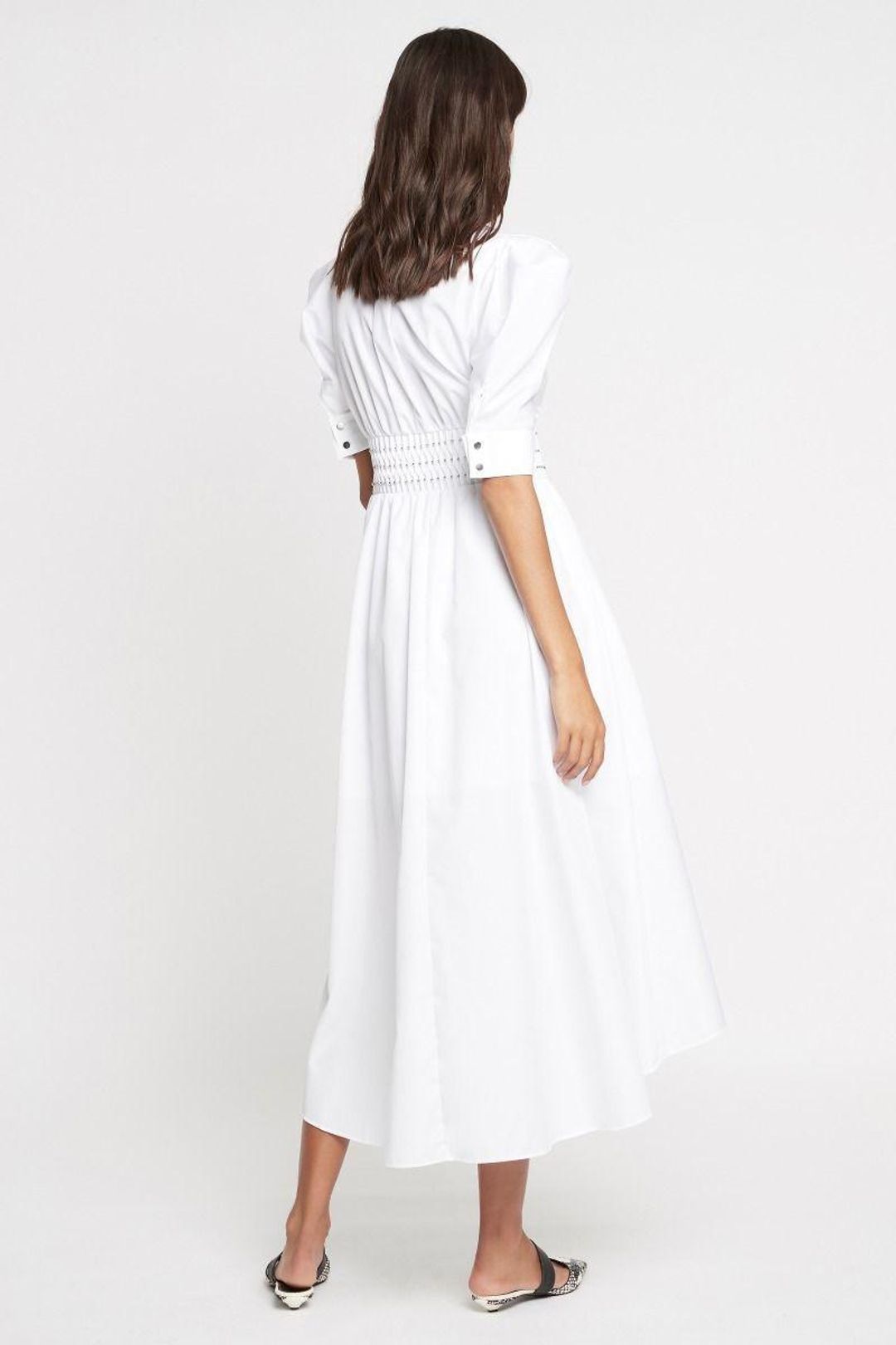 Sass and Bide Electric City White Shirt Dress size 10 for rent on The Volte - main image