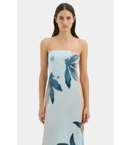 Sir The Label Serene Slip Maxi Dress Sequoia Blue Floral Size 2/AU 10 for rent on The Volte - image 4