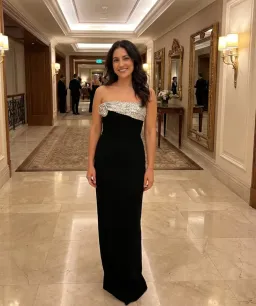 Rachel Gilbert Charlotte Gown Black Size 0 / AU 6 for rent on The Volte - image 1