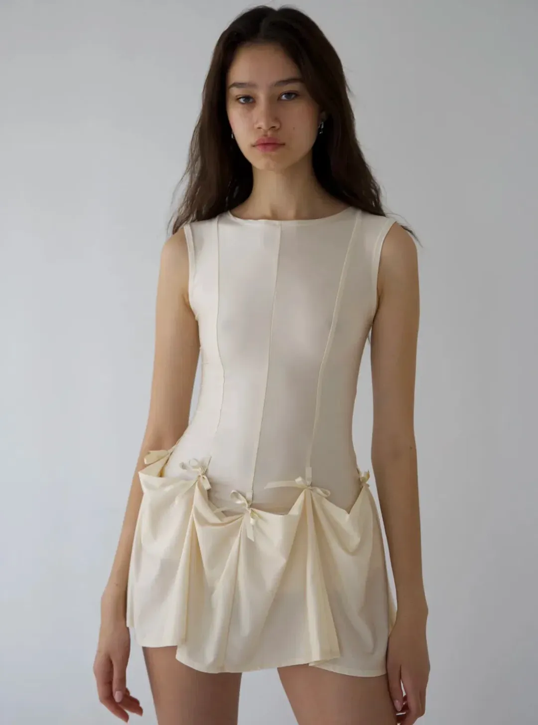 BUCI NY Heiress Dress In Cream Size 6 for rent on The Volte - main image