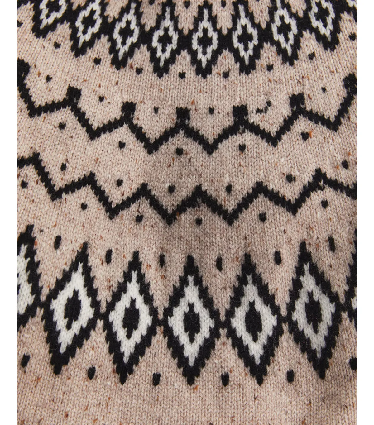 Sportscraft Sunflower Fair Isle Wool Sweater Oatmeal Size - Image 5