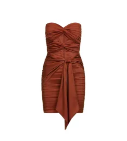 Alamour Lulia Mini Dress Rust Size S AU 8 for rent on The Volte - image 6