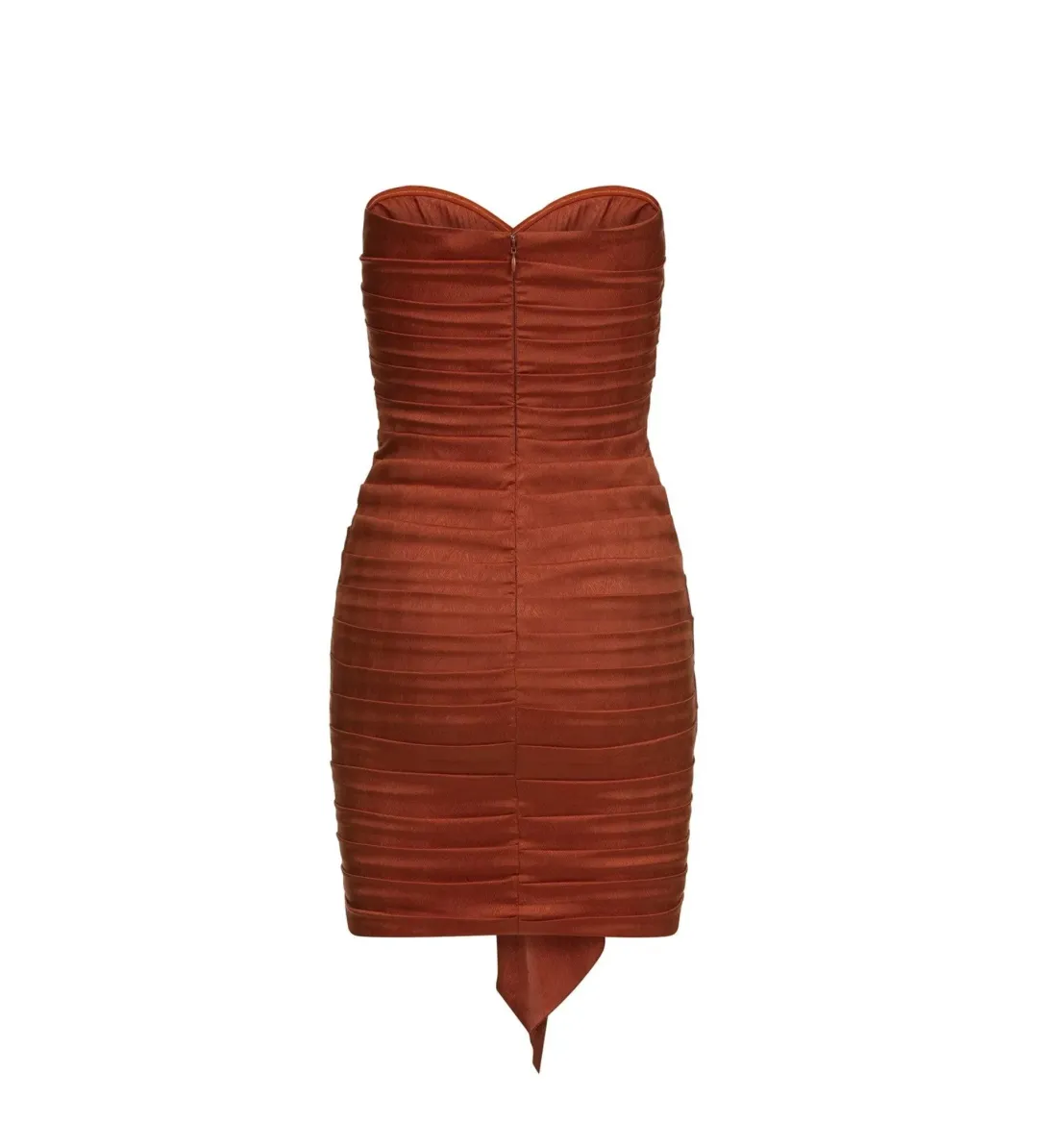 Alamour Lulia Mini Dress Rust Size S AU 8 for rent on The Volte - main image